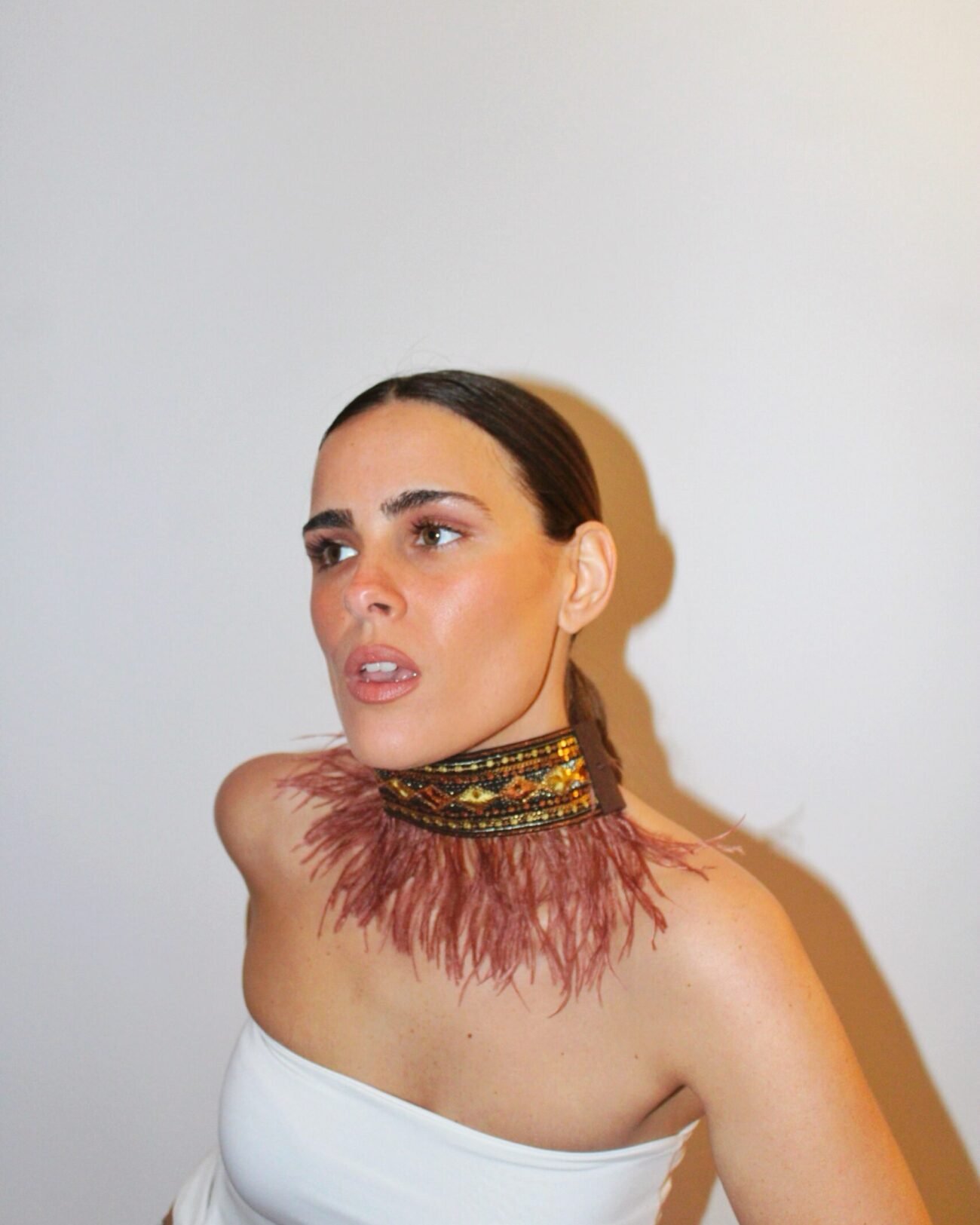 Choker plumas