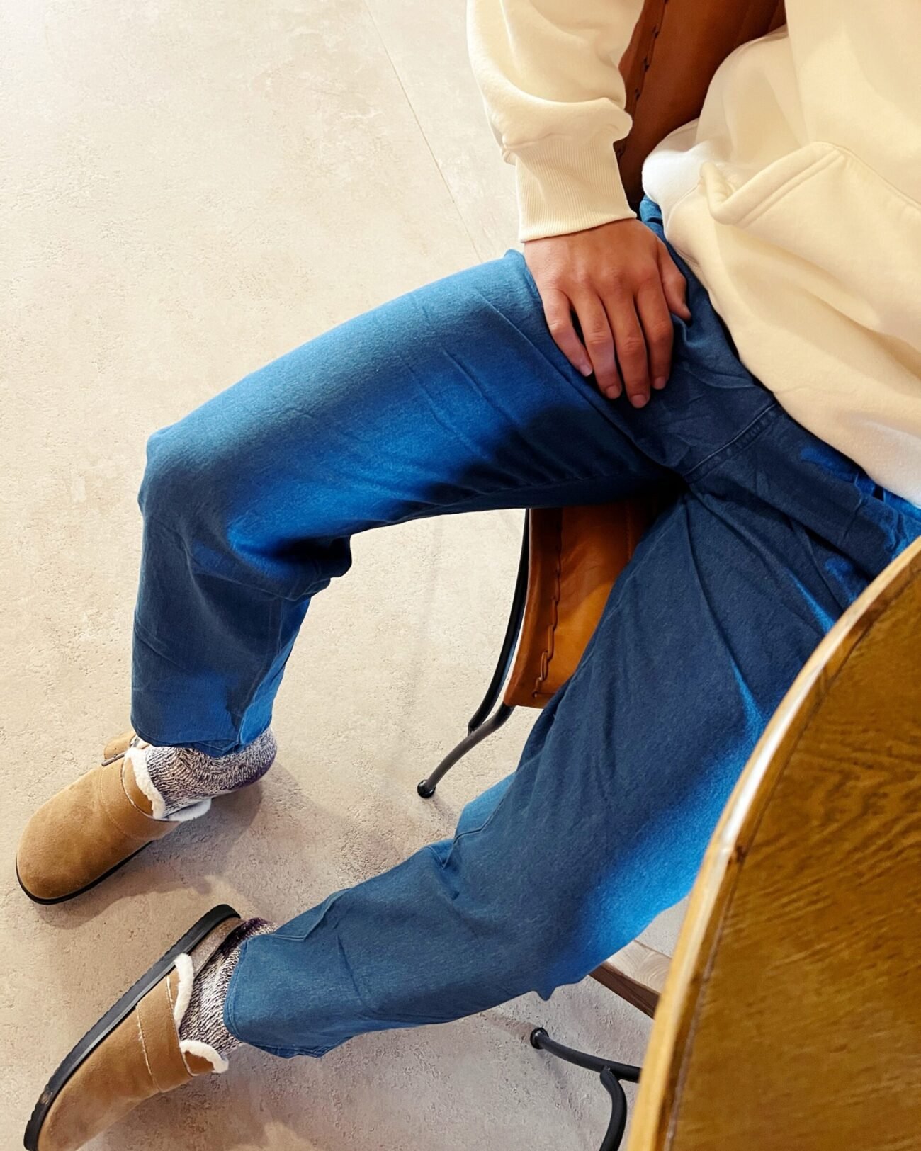 Pantalón denim algodón