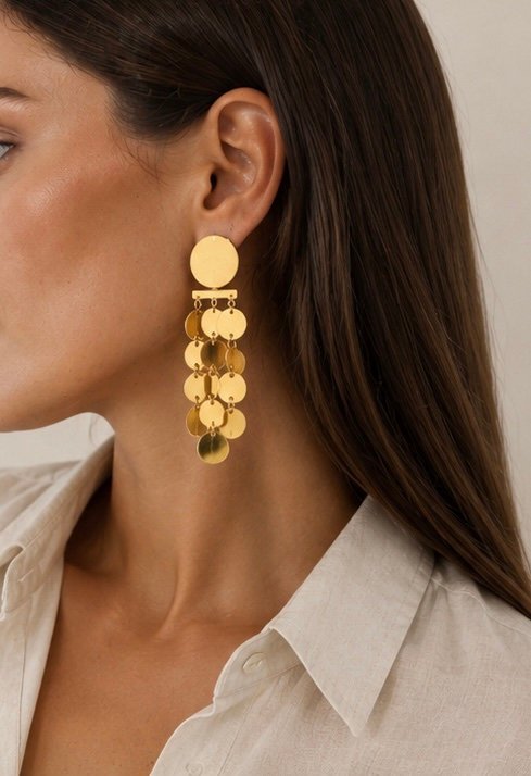 Pendientes acero cascada