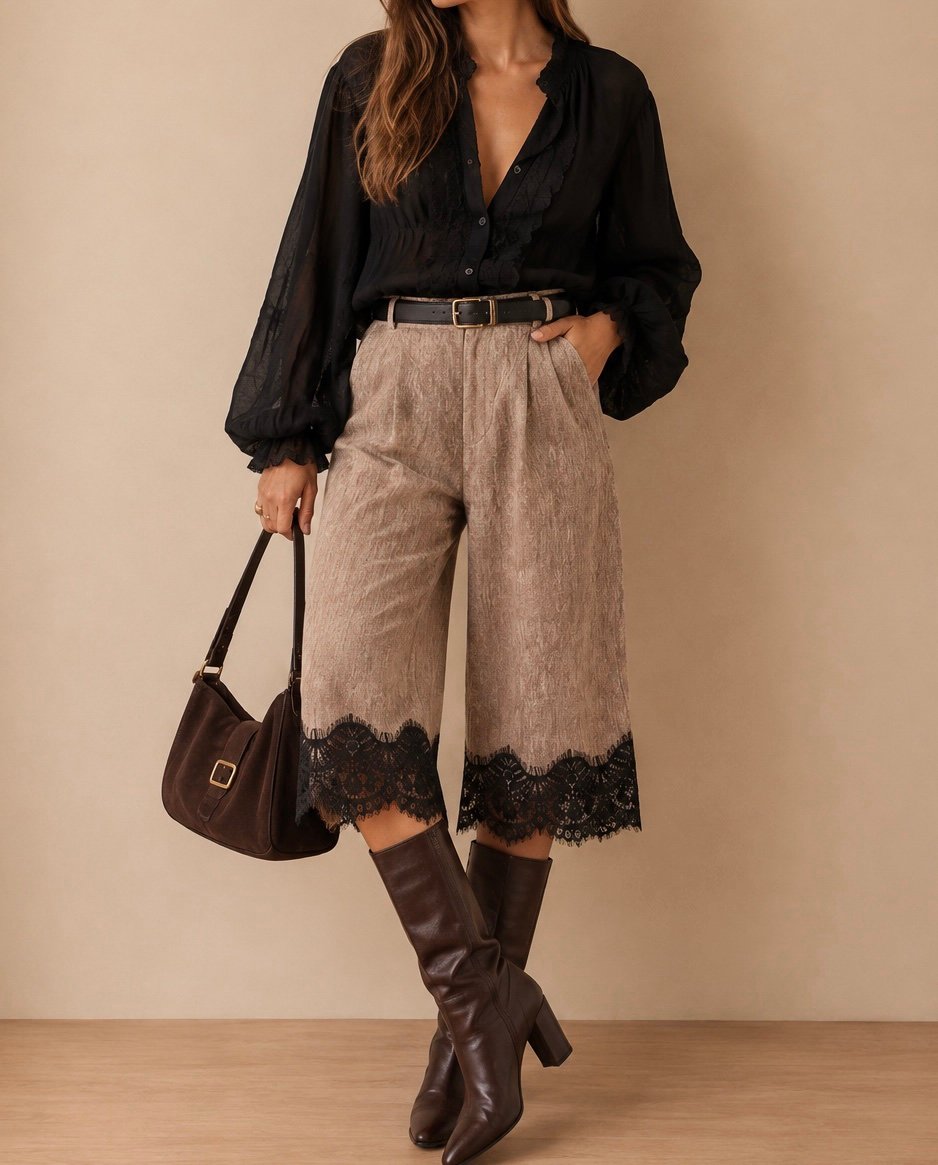 Pantalon puntilla