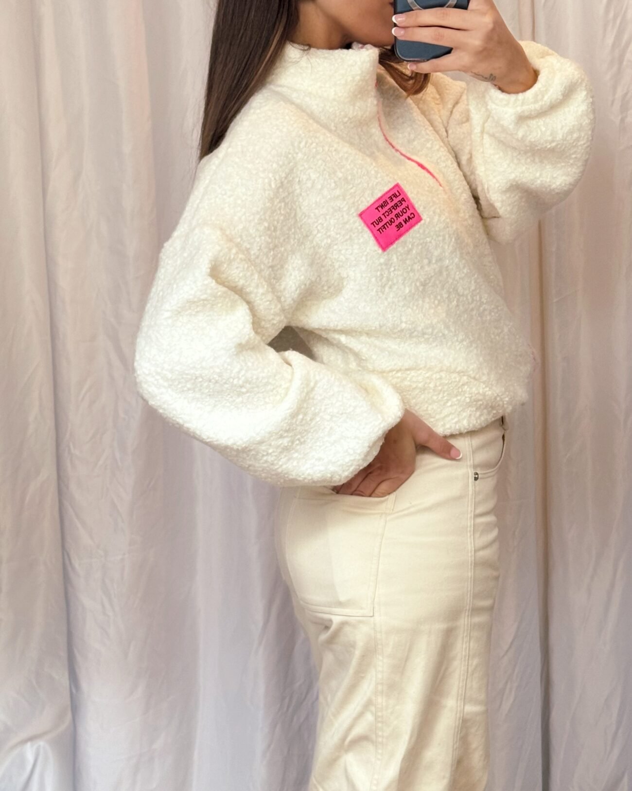 Sudadera Unisex beige