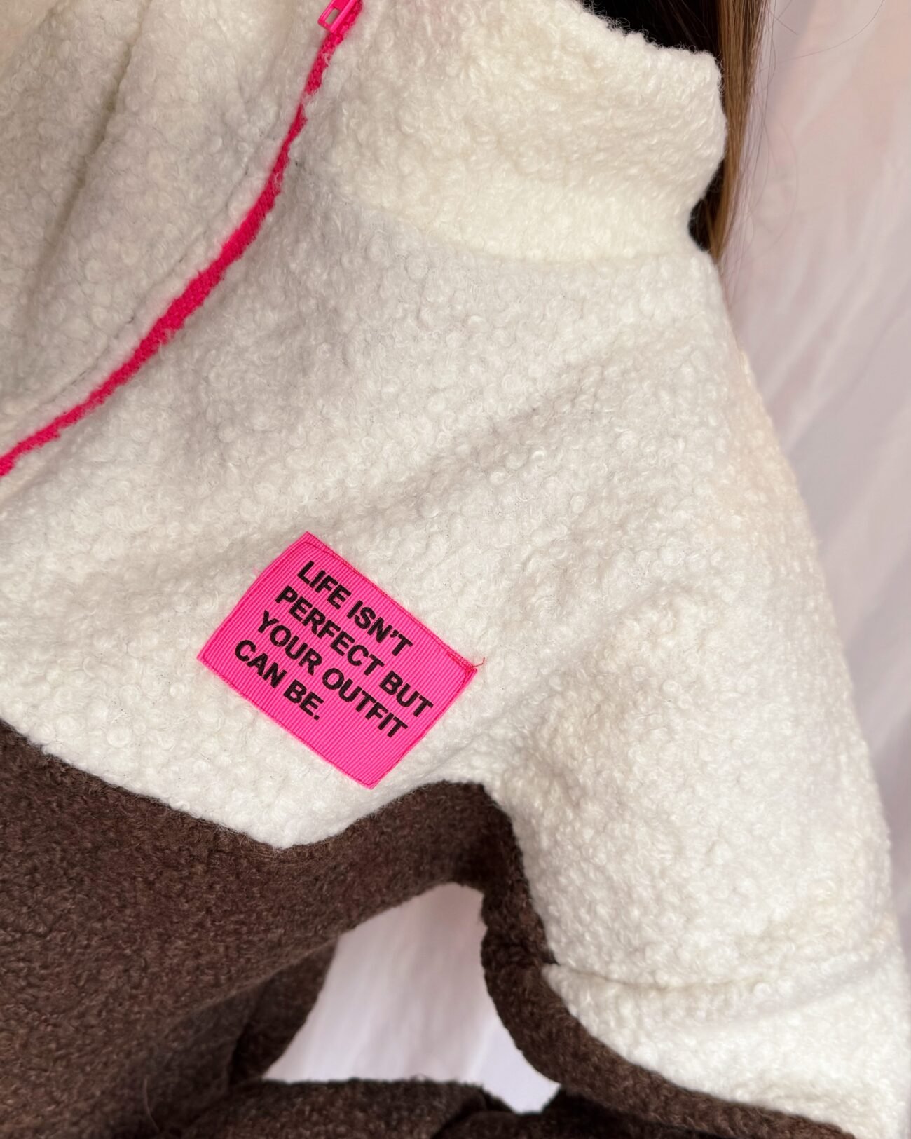 Sudadera unisex marrón