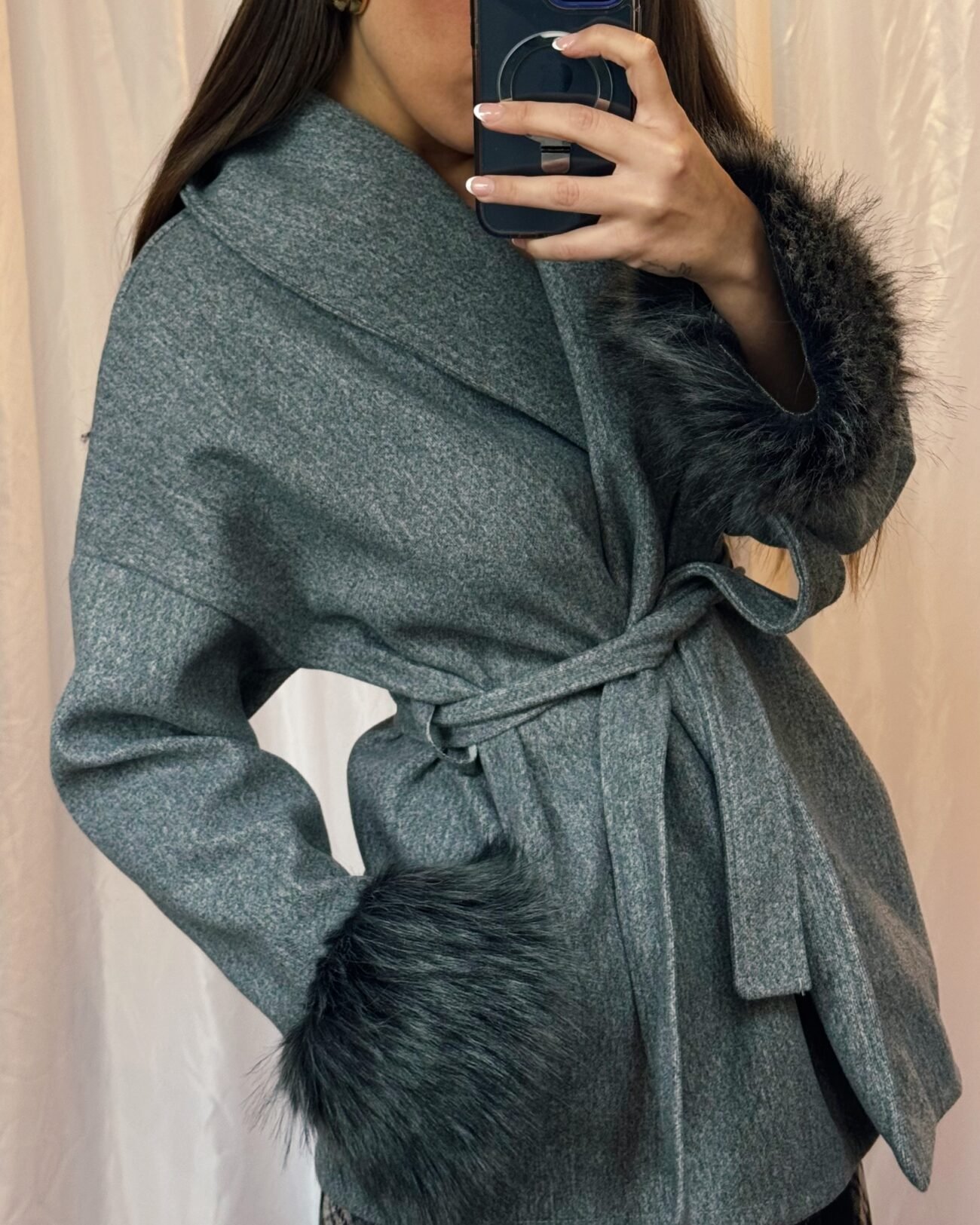 Abrigo Islandia gris