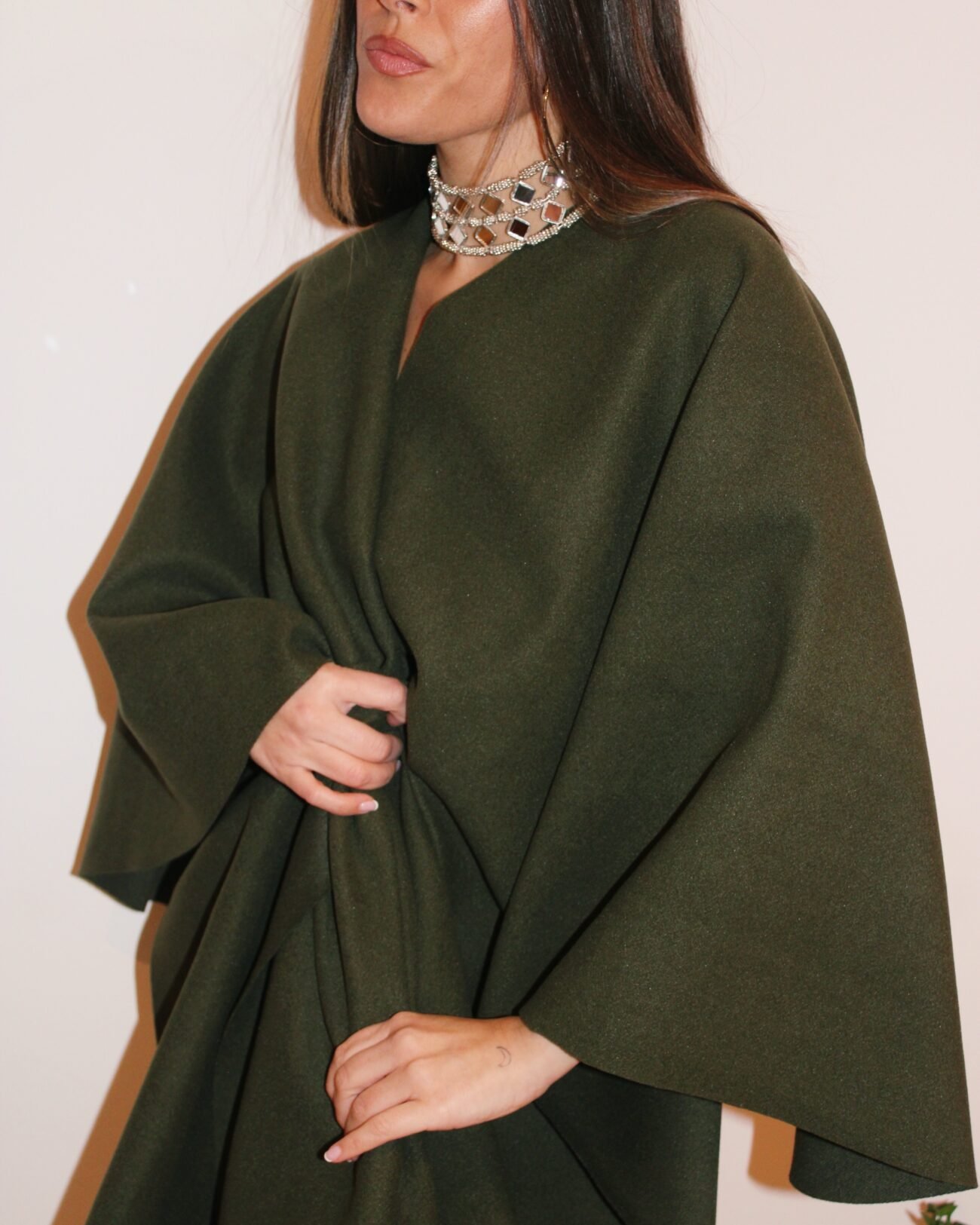 Capa verde ajustable