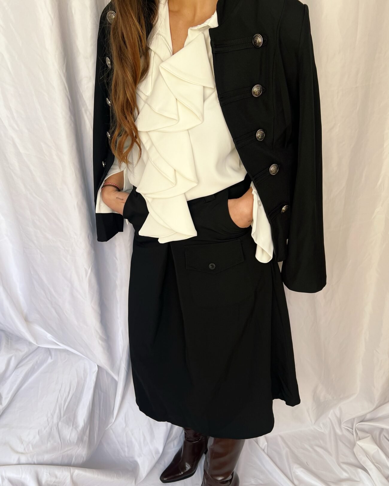 Falda efecto pantalón