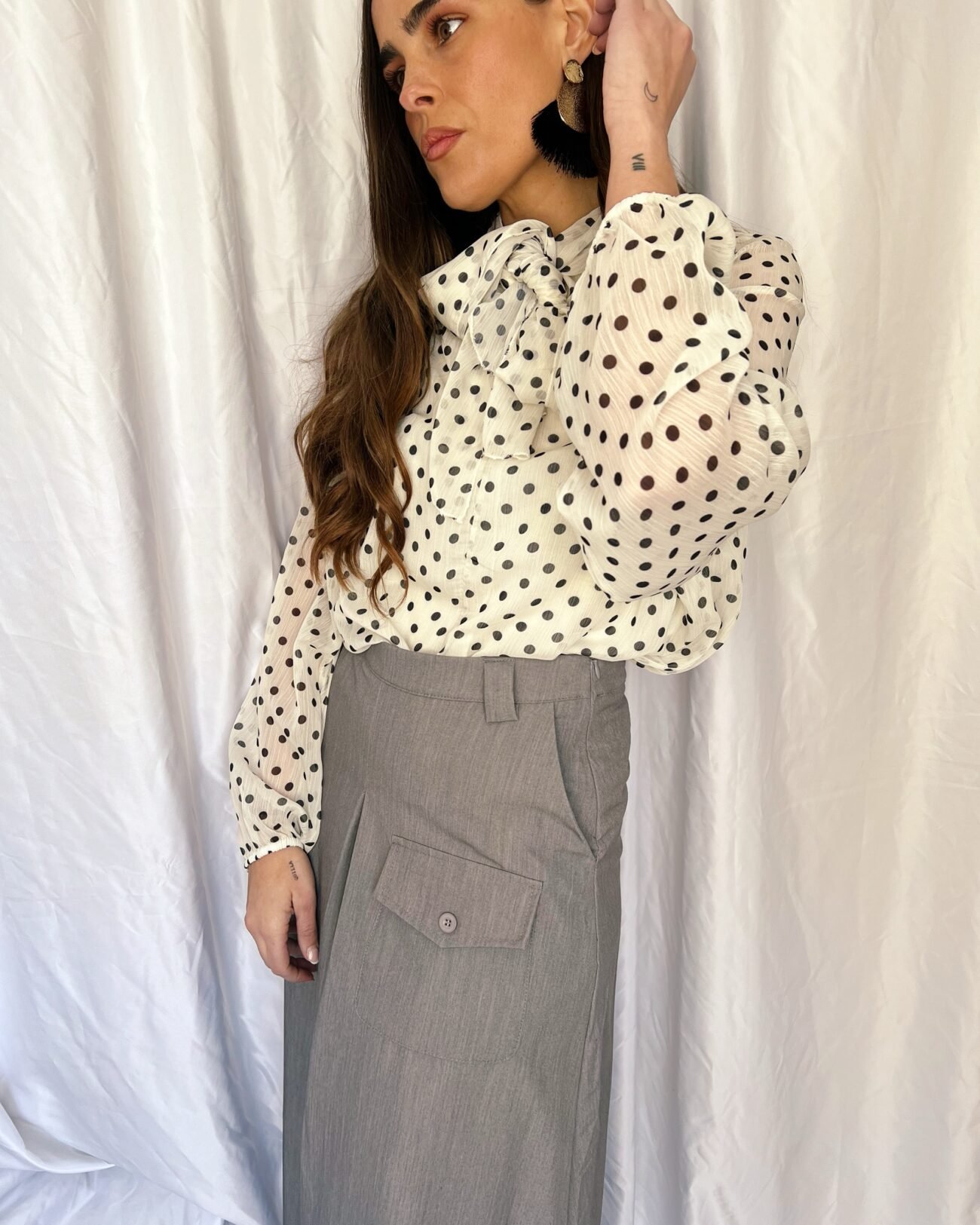 Falda efecto pantalón