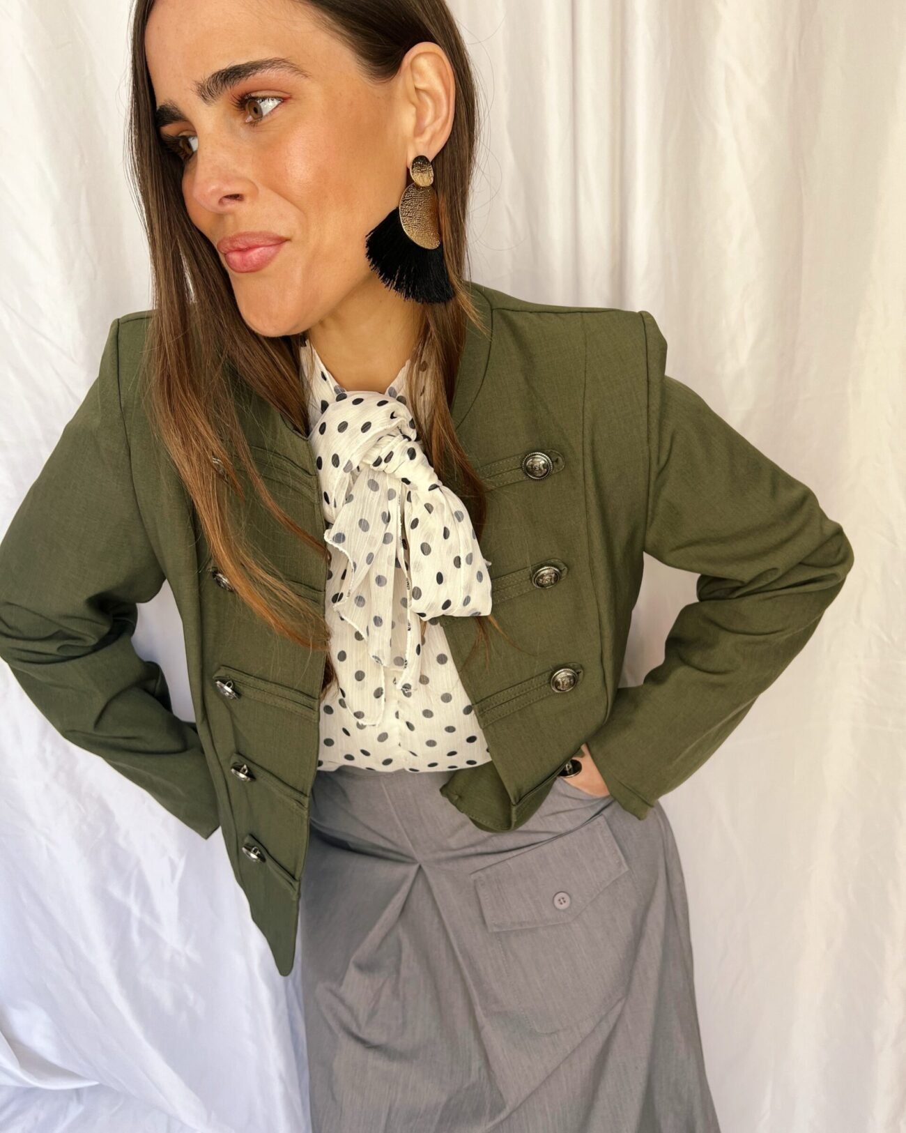 Chaqueta oliva