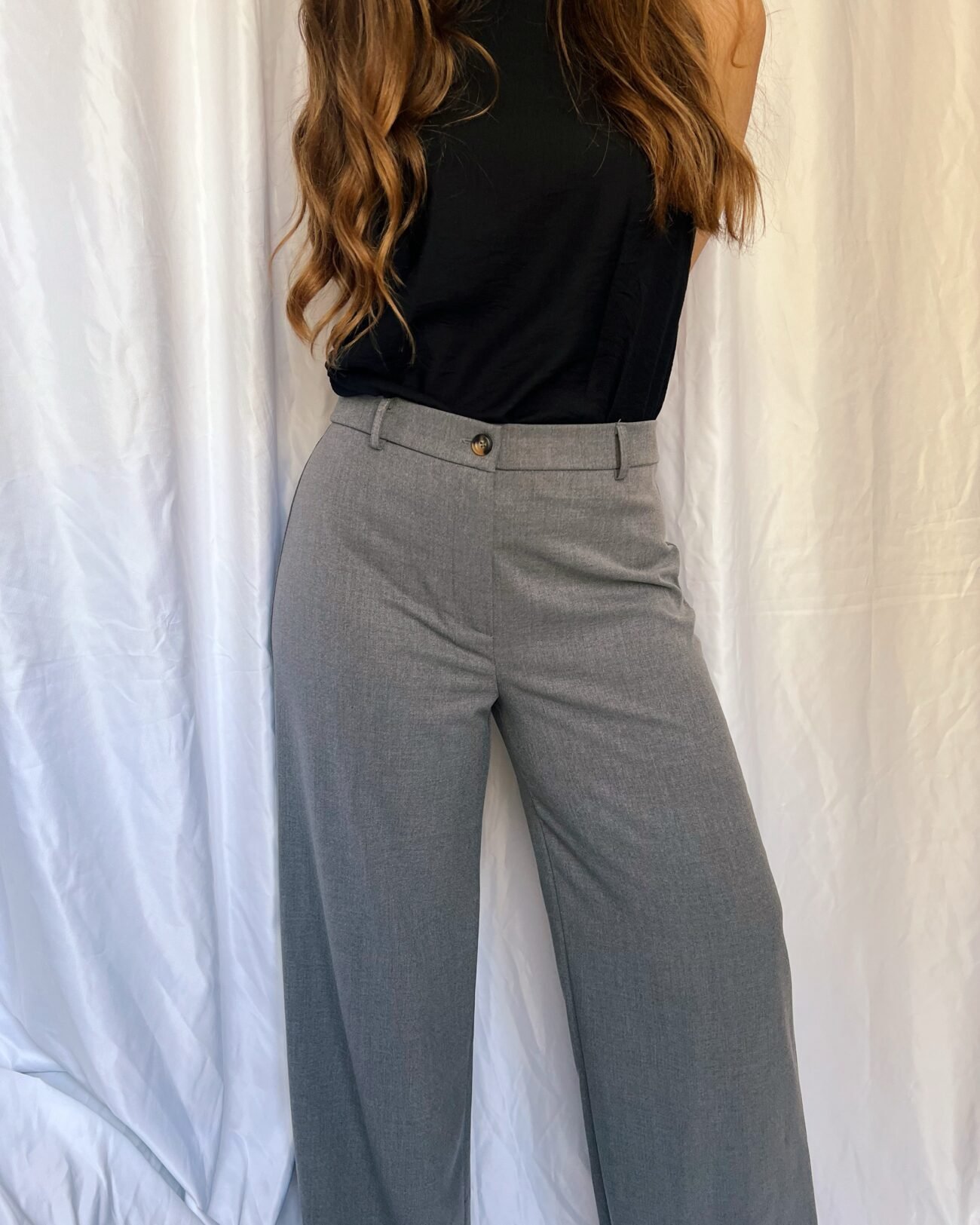 Pantalón pinza gris