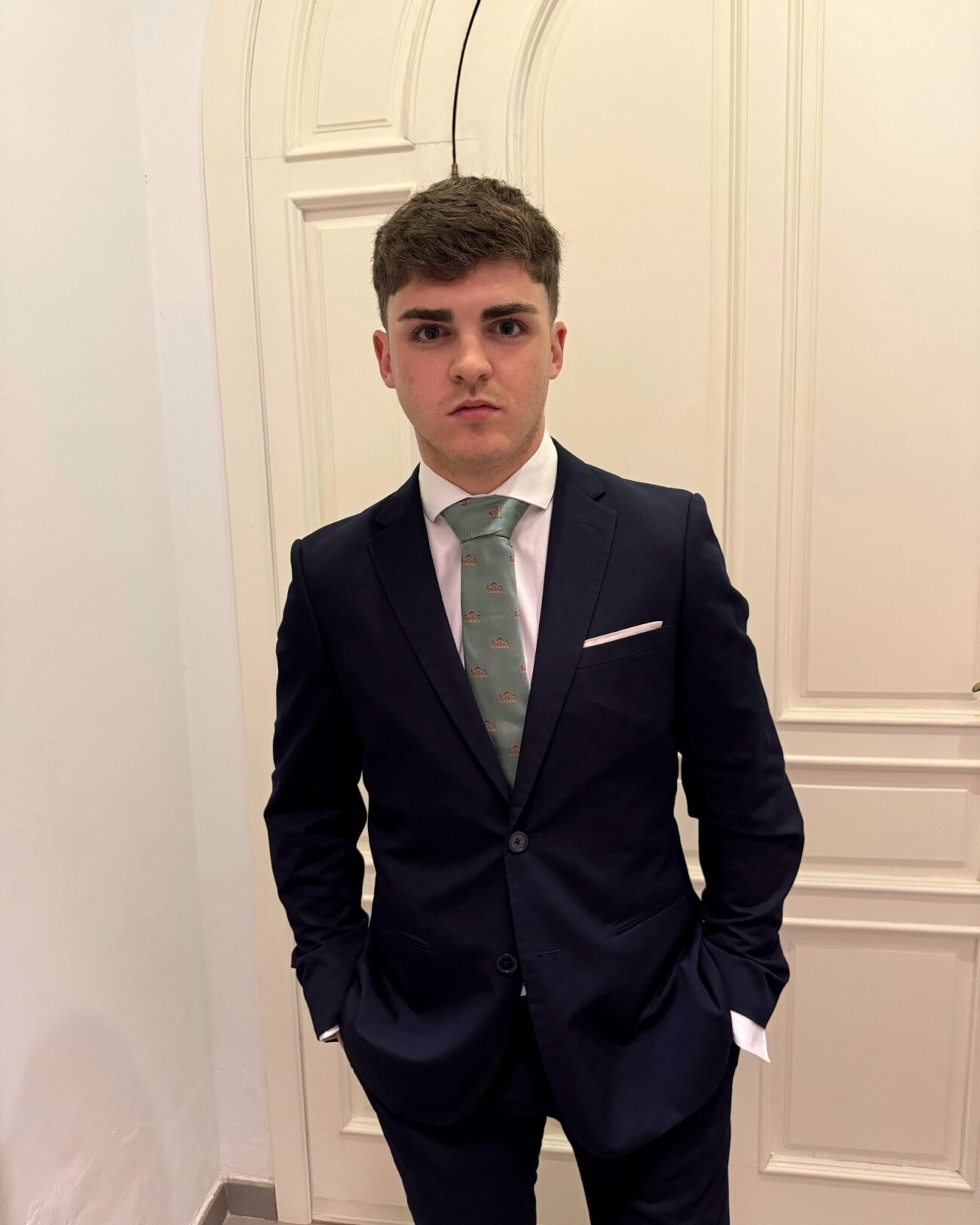 Corbata Portada Menta