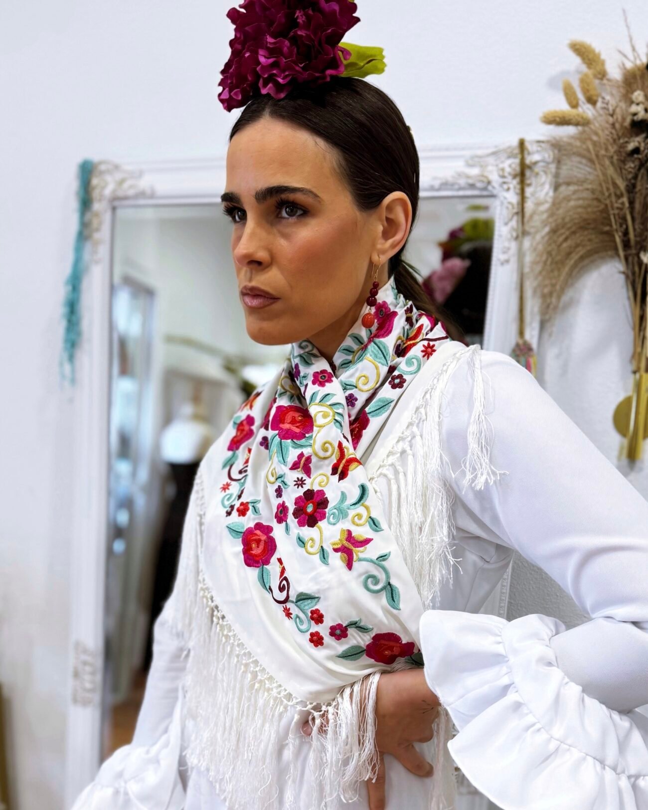 Flor flamenca grande