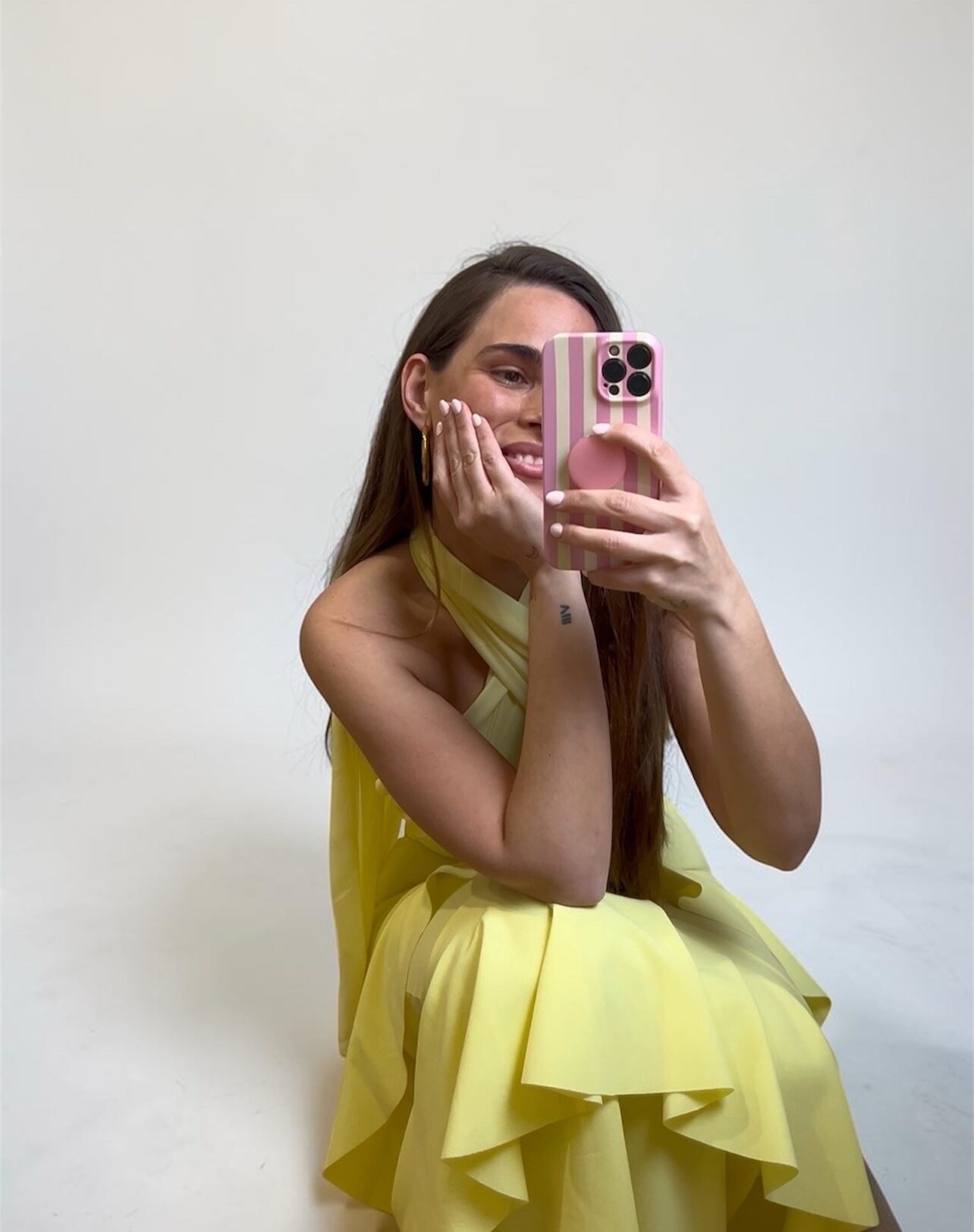 Vestido multiposición volantes