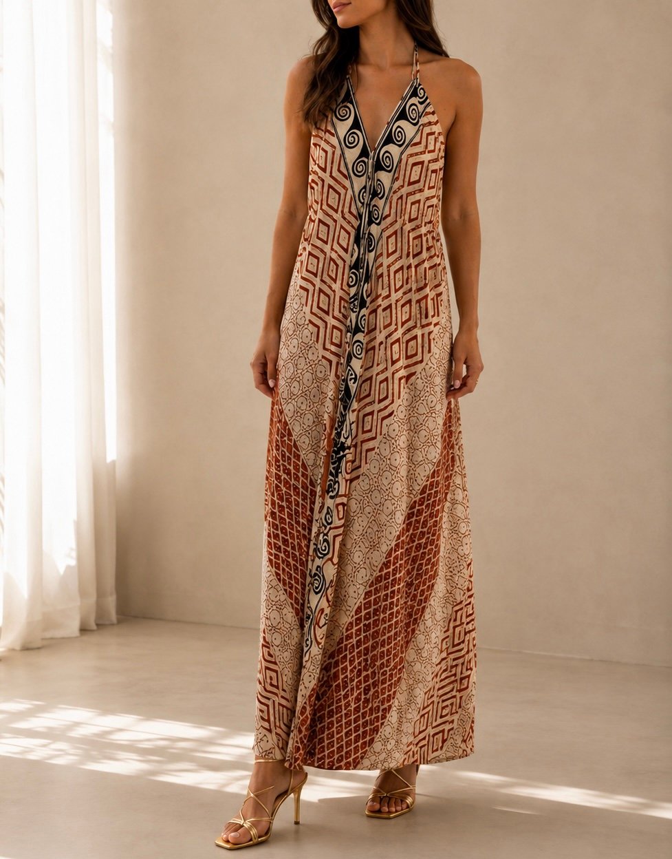 Vestido India espalda baja