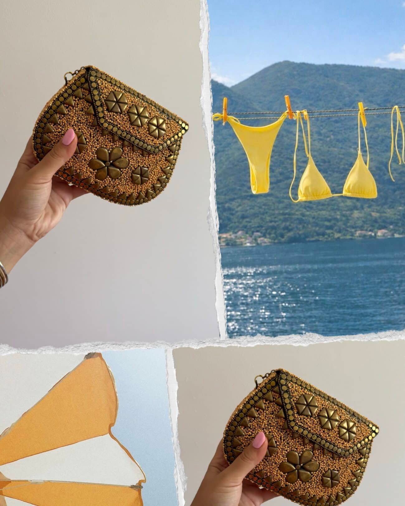 Bolsa latón India