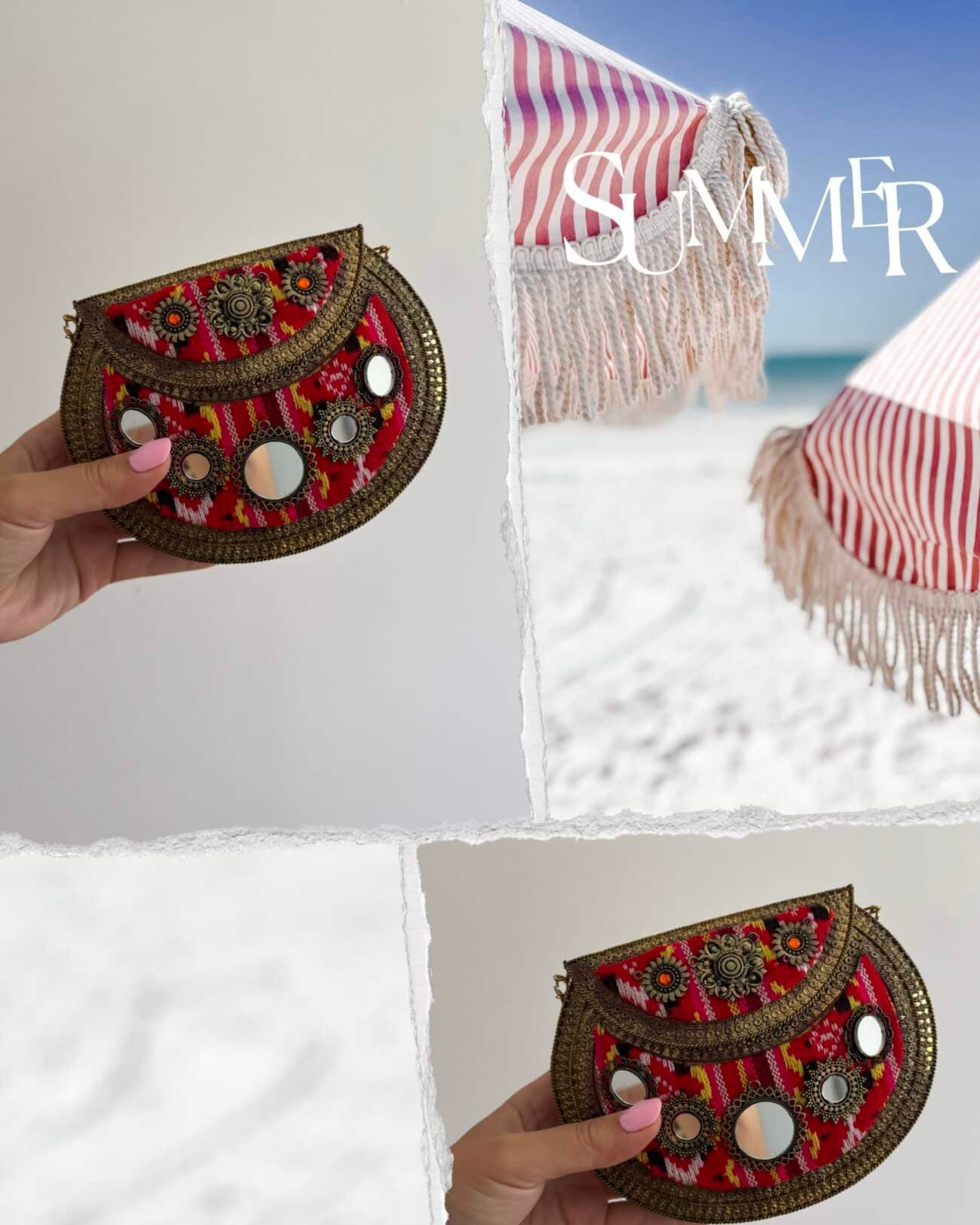Bolso latón India