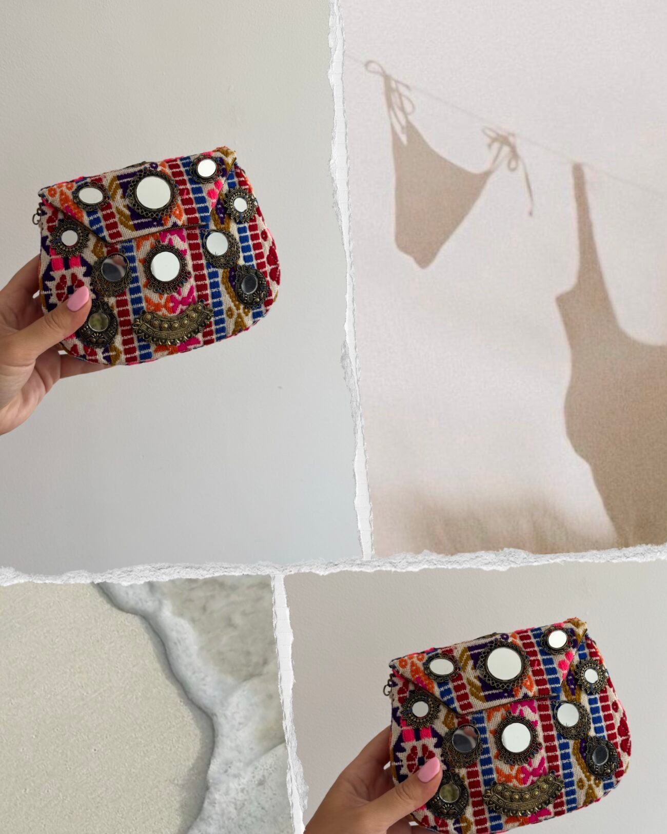 Bolso latón India