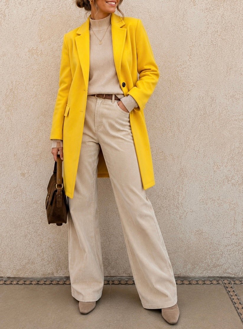 Abrigo amarillo