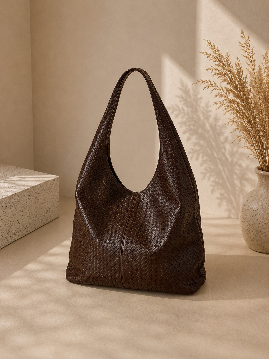 Bolso trenzado polipiel