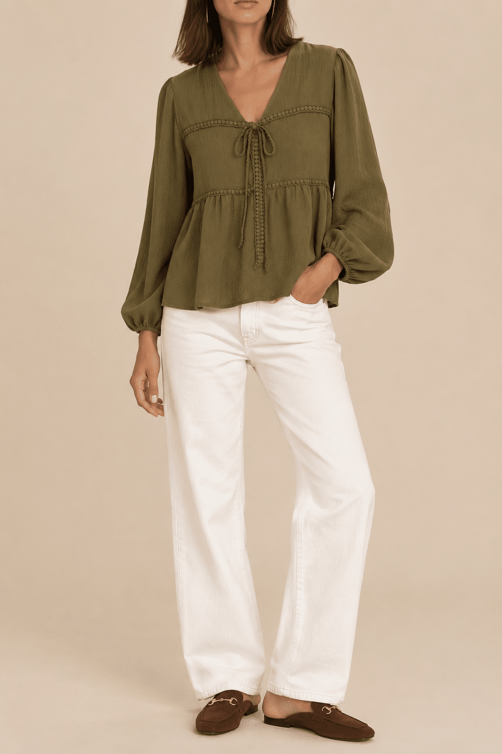 Camisa Boheme verde